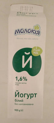 Йогурт білий без наповнювача