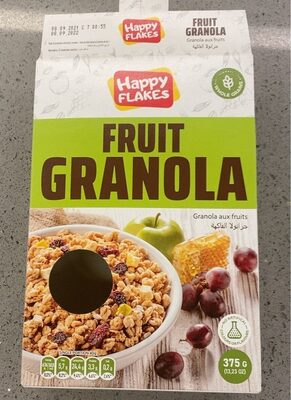Fruit GRANOLA front packaging