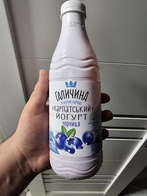Йогурт "Галичина" / Чорниця