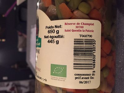 Macédoine de légumes