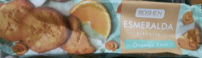 Esmeralda Biscuits  (Orange Zeste) front packaging
