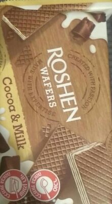 Roshen wafers front packaging
