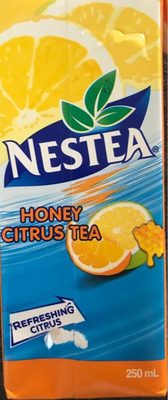 Honey citrus tea front packaging