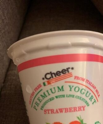 Strawberry yoghurt