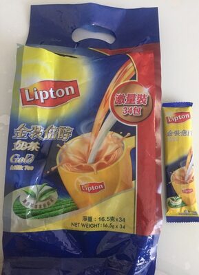 Thé au lait front packaging