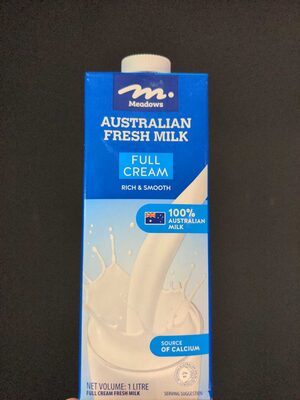 Full Cream Australian Fresh Milk