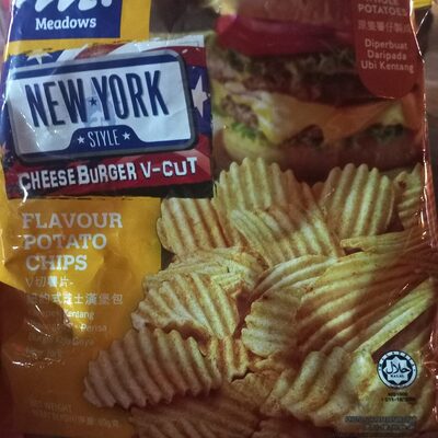 New York Style Cheeseburger V-Cut