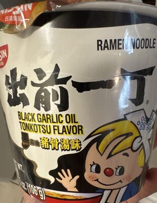 Black Garlic Oil Tonkotsu Flavor Ramen front packaging