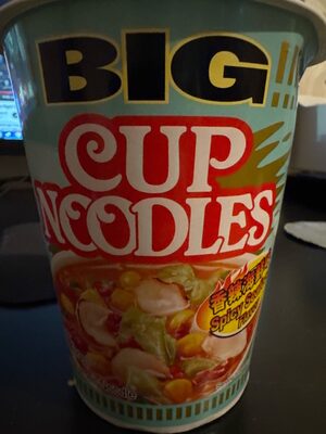Nissin Big Cup Noodles Spicy Seafood Flavour (103G) front packaging