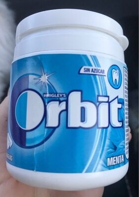 Chicles Orbit Menta front packaging