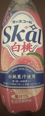 Skal, White Peach Flavour front packaging