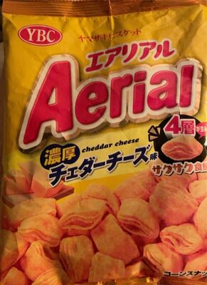 Crispy Corn Chips Cheese Flavor - Aerial Cheddar Cheese