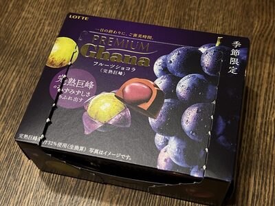 プレミアムガーナ フルーツショコラ 完熟巨峰