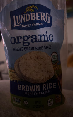 organic whole grain rice cakes