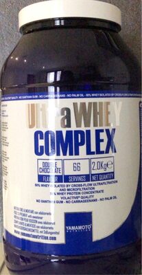 Ultra whey complex front packaging