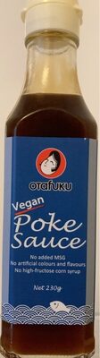 Vegan Poke Sauce front packaging
