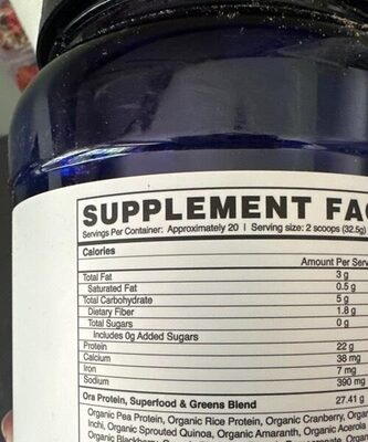 So lean so clean superfood plant protein