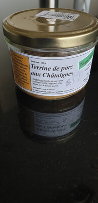 Terrine de porc aux châtaignes