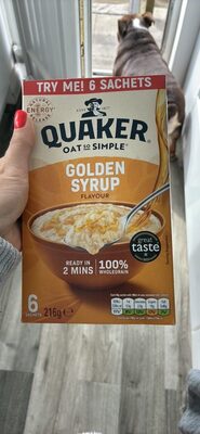 Golden Syrup Flavour Microwaveable Oats
