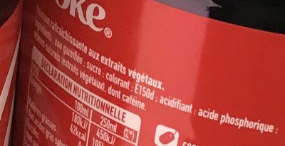 Boisson rafraîchissante aux extraits végétaux ingredients label