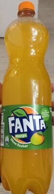 Fanta Mango Zero Sugar front packaging