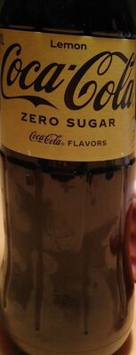 Coke Zero Lemon front packaging