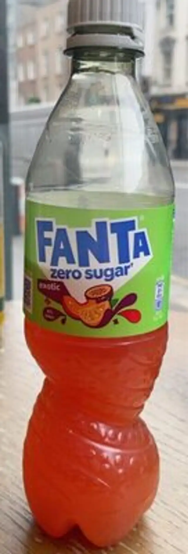 Fanta exotic front packaging