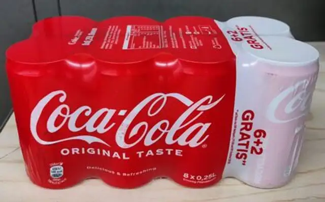 Coca-Cola Original 8er-Pack front packaging