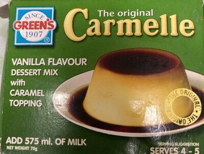 Greens Carmelle Vanilla Flavour - 2yrs prod