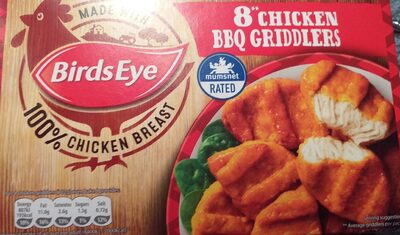 Chiken bbq griddlers front packaging