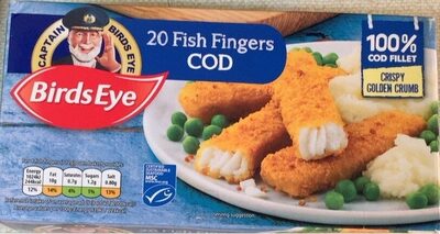 20 Cod Fish Fingers