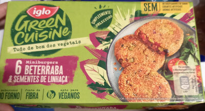 6 Miniburgers Beterraba & Sementes de Linhaça