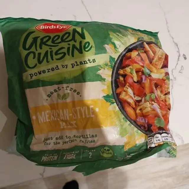 Green Cuisine Mexican style mix front packaging