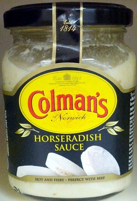 Colman's, horseradish sauce