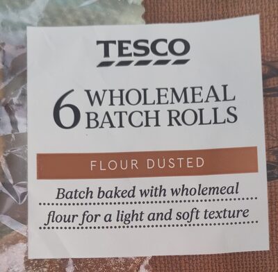 Wholemeal Batch Rolls