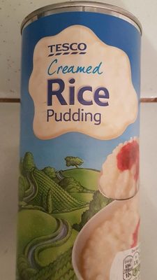 Creamed rice pudding