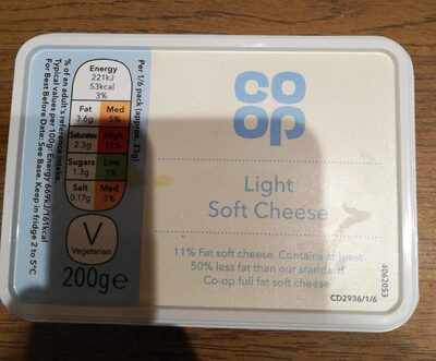 Light soft cheese