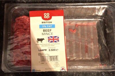 British 5% fat Beef Mince