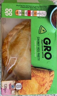 GRO Chunky Veg Pasty