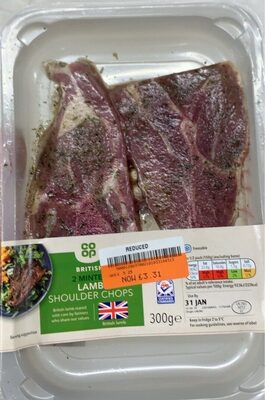 2 lamb shoulder chops