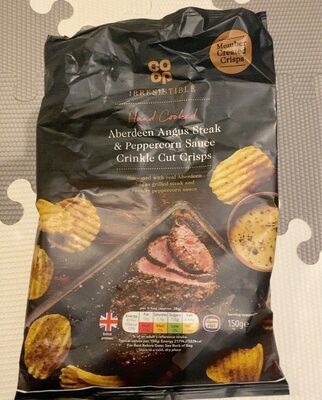 Aberdeen Angus Steak & Peppercorn Cut Crisps front packaging