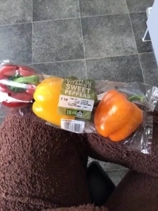 Sweet Peppers front packaging