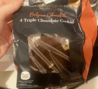 belgian chocolate 4 triple chocolate cookie