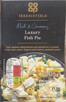 Irresistible Luxury fish pie