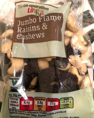 Jumbo Flame Raisin&Cashew