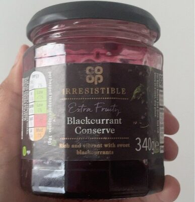 Blackcurrant conserve