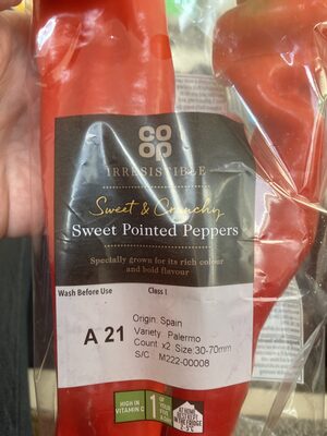 Pointed Peppers front packaging