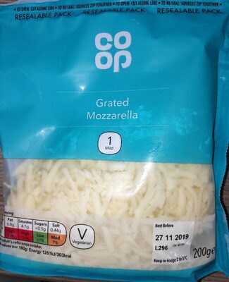 Grated Mozzarella