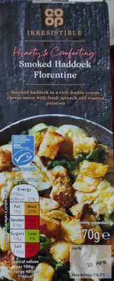 Smoked Haddock Florentine front packaging
