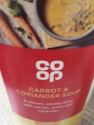 CO OP Carrot and Corriander soup